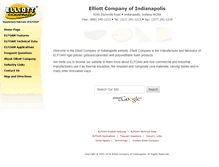 Tablet Screenshot of elliottfoam.com
